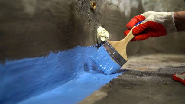 SJ Waterproofing Pros commercial waterproofing team near Roslyn Heights, NY